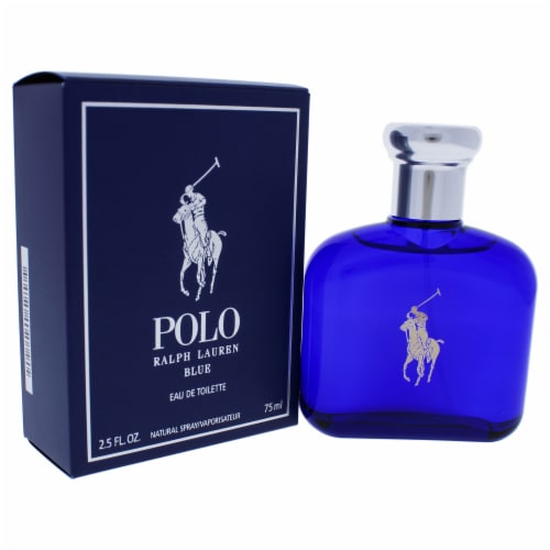 RALPH LAUREN Polo Blue EDT for Men 2.5 oz / 75 ml SPR (3360377022911) PO65M Perspective: top