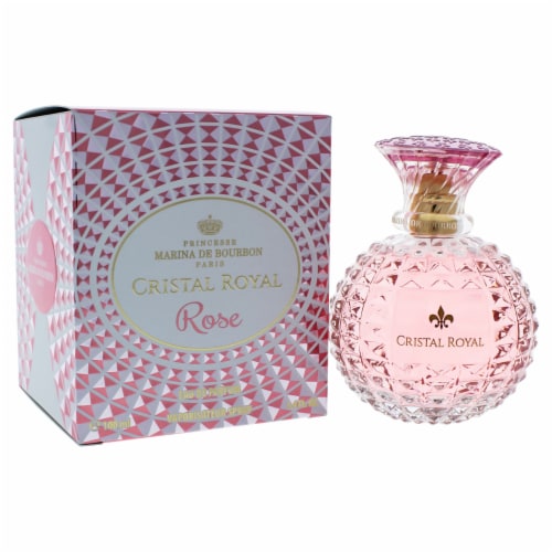 Marina De Bourbon Cristal Royal Rose by Marina De Bourbon Eau De Parfum Spray 3.4 oz (Women) Perspective: top