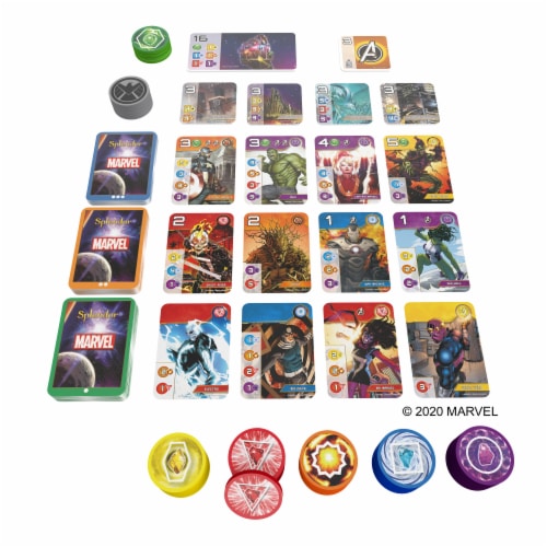 Marvel Splendor Board Game Perspective: top