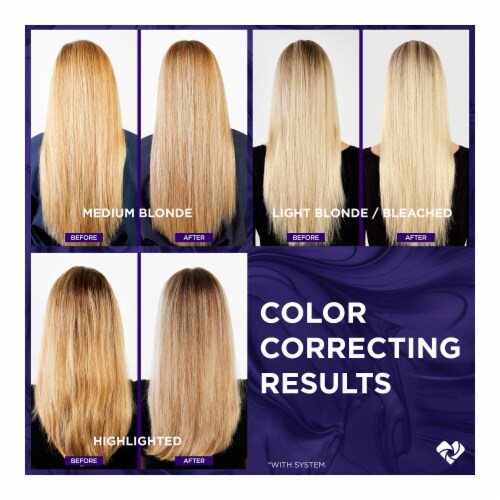L'Oreal Paris Elvive Color Vibrancy Purple Shampoo Anti Brassiness for Colored Hair Perspective: top