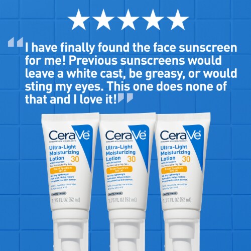 CeraVe Ultra-Light Moisturizing Face Lotion SPF 30 Perspective: top