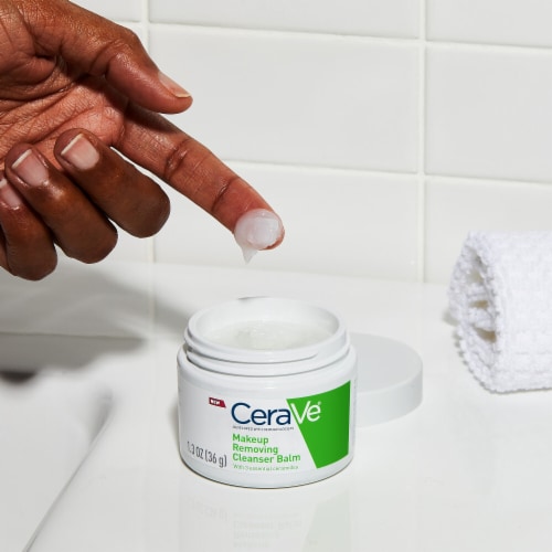 Cerave Hydrating Makeup Removing Cleansing Balm Perspective: top