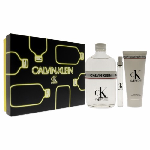 CK Everyone by Calvin Klein for Unisex - 3 Pc Gift Set 6.7oz EDT Spray,  3.3oz Body Lotion,, 1 unit - Kroger