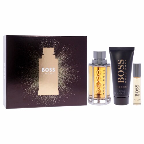 Boss The Scent Hugo Boss Men 3 Pc Gift Set 3.3oz EDT Spray 3.3oz Shower Gel 0.33oz EDT Spr 3 Pc Gift Set City Market