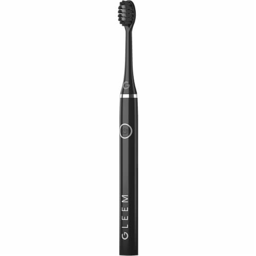 Gleem Electric toothbrush powered by a battery Black Perspective: top