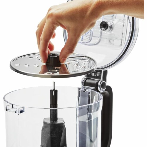 KitchenAid KFP0718CU Food Processor 7 Cup Contour Silver Perspective: top
