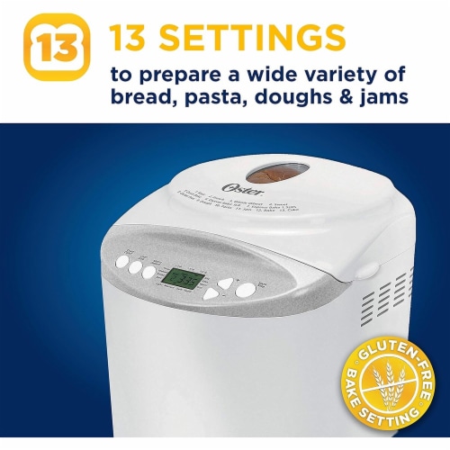 Oster Expressbake Bread Maker with Gluten White 1 Fred Meyer