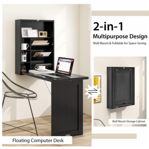 Wall mounted convertible desk sales