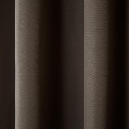 TOWN & COUNTRY BASICS Cabana Solid GT Curtains, 96 (Set of 2, 54 x 96 , Chocolate) Perspective: top