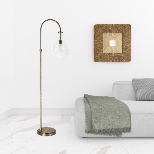 Clear shade floor lamp new arrivals