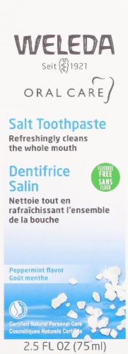 Weleda Peppermint Salt Toothpaste Perspective: top