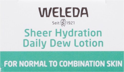 Weleda Sheer Hydration Daily Dew Lotion Perspective: top