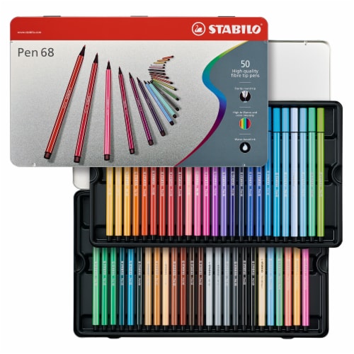 Stabilo Pen 68 Fiber Tip Pen Set Perspective: top