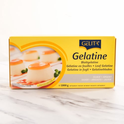 Gelatin Sheets by Gelita Silver 400 Per Box (1000 gram), 1 Kroger