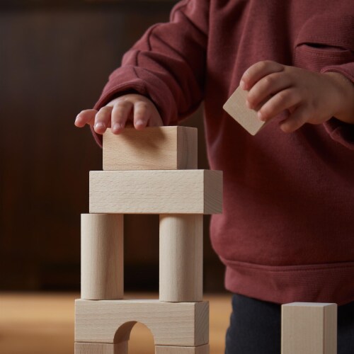 HABA Basic Building Blocks 26 Piece Starter Set (Made in Germany) Perspective: top