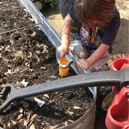 HABA Sand Drill - Yellow Perspective: top