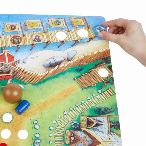 HABA Valley of The Vikings - Knock Down Barrels & Steal the Most Coins Perspective: top