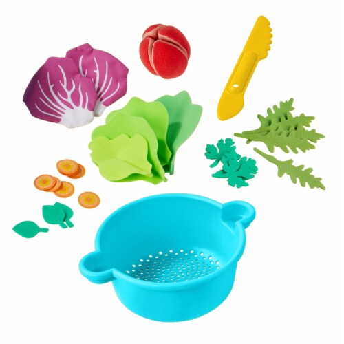 HABA Biofino Mixed Salad - Pretend Play Food Encourages Healthy Habits Perspective: top