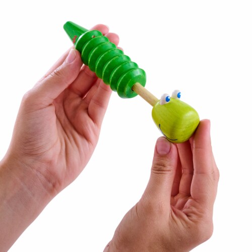 HABA Crocodile Slide Whistle Wooden Musical Instrument for Ages 2 1 each Foods Co