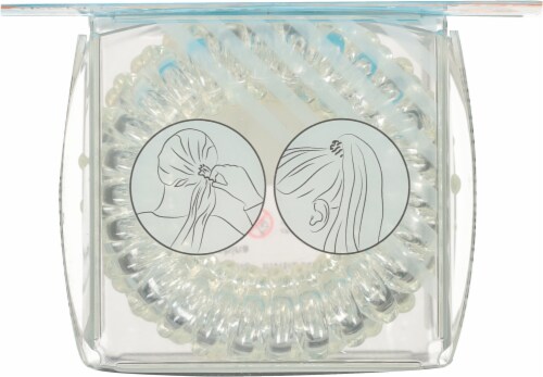 Invisibobble Power Hair Ring Multipack - Crystal Clear Perspective: top