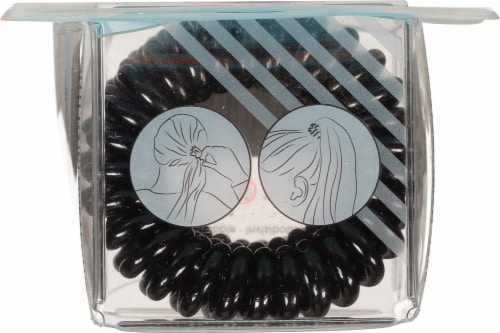 Invisibobble Power Hair Ring Multipack - True Black Perspective: top