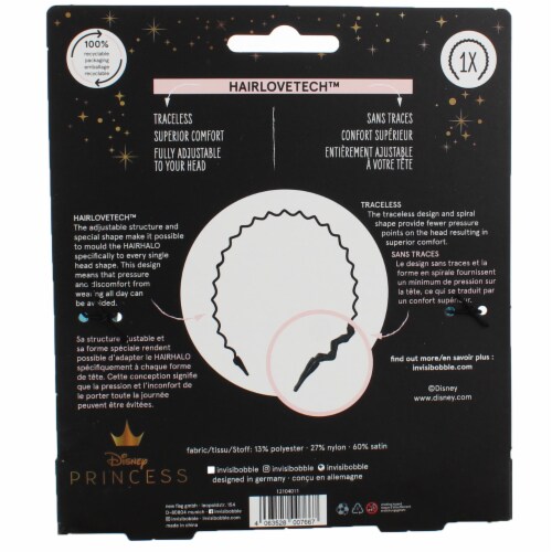 Invisibobble Disney Princess HairHalo Adjustable Headband, Cinderella Perspective: top
