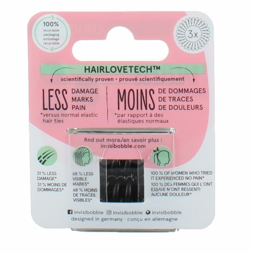 Invisibobble Original Hair Ring - True Black Perspective: top