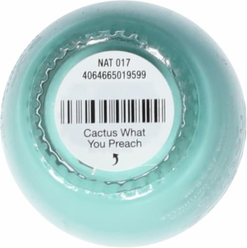 OPI Cactus What You Preach Natural Lacquer Nail Polish Perspective: top