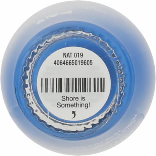 OPI Shore Is Something! Natural Lacquer Nail Polish Perspective: top