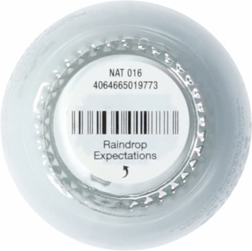 OPI Raindrop Expectations Natural Lacquer Nail Polish Perspective: top
