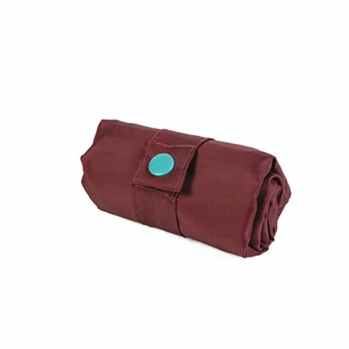 LOQI Puro Reusable Shopping Bag, Sangria Perspective: top
