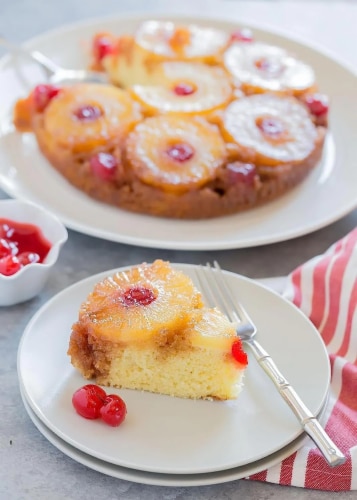 Andy Anand Gluten Free Caribbean Rum Pineapple Upside Down Cake (2.4 lbs)- Shipped 2nd Day Perspective: top