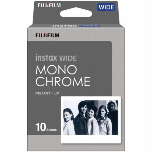 Fujifilm instax WIDE Monochrome Film 10 pk(FDC16564101) Perspective: top