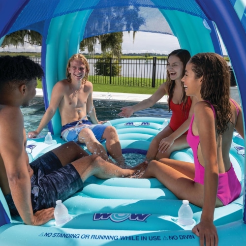 Inflatable deals pool island