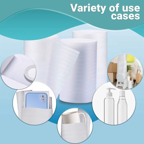 12x60WT New 6 Rolls of Foam Wrap 12  x 60' (Feet). Packing F Perspective: top
