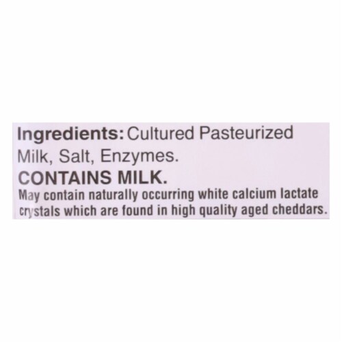 Cathedral City® Extra Mature English White Cheddar Cheese Chunk Perspective: top