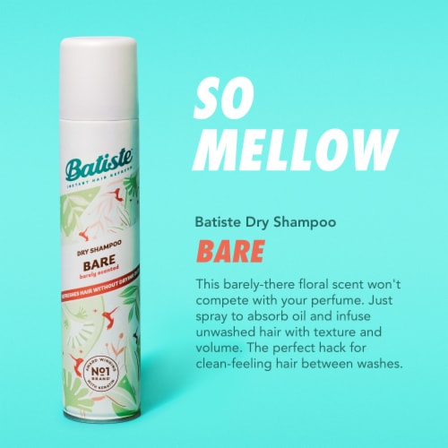 Batiste Dry Shampoo Bare Barely Scented Fragrance Perspective: top