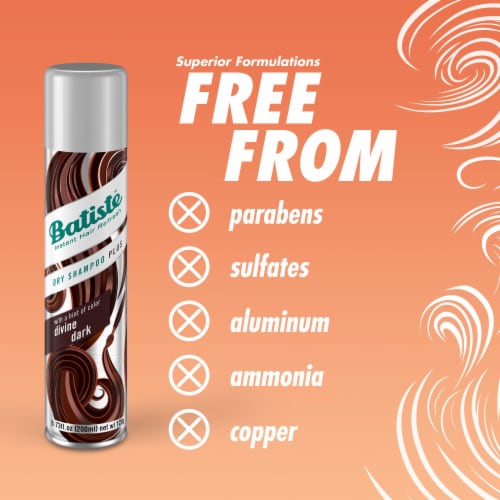 Batiste™ Divine Dark Hair Dry Shampoo Plus Perspective: top