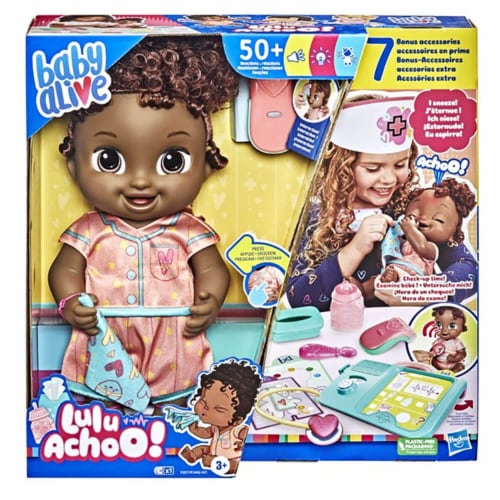Baby alive doll black hair discount