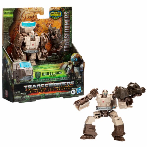 Hasbro Transformers: Rise of the Beasts Beast Alliance Beast Weaponizers Wheeljack & Rhinox Perspective: top