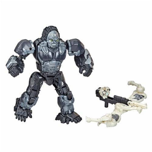 Hasbro Transformers: Rise of the Beasts Beast Alliance Optimus Prime & Chainclaw Perspective: top