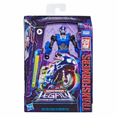 Transformers® Generations Legacy Deluxe Prime Universe Arcee Action Figure Perspective: top