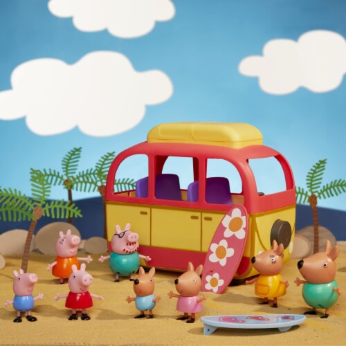 Peppa Pig Peppa Visits Australia Campervan Vehicle Preschool Toy