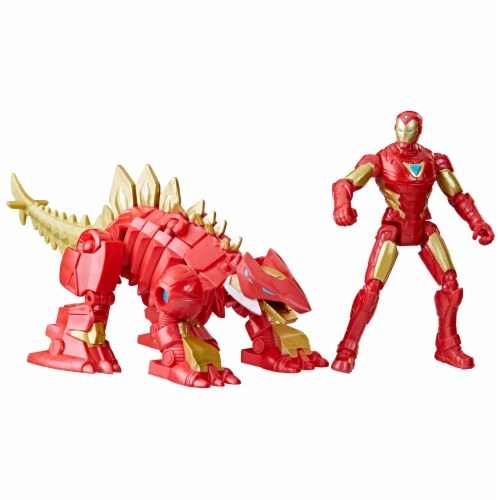 Marvel Mech Strike Mechasaurs Iron Man Perspective: top