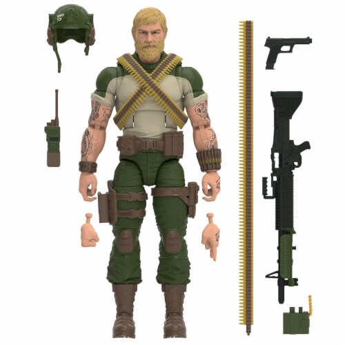 Hasbro F7463 6 inch G.I. Joe Classified Series Craig Rock N Roll McConnel 71 Action Figure Perspective: top