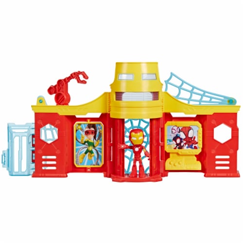 Marvel Spidey and His Amazing Friends Stark Tower Playset Perspective: top