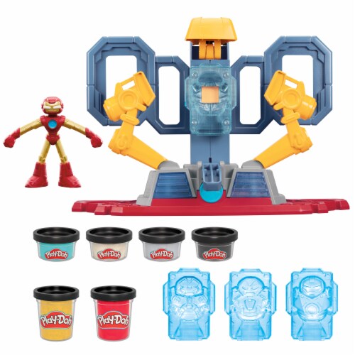 Hasbro Play-Doh Marvel Iron Man Armor Maker Lab Playset Perspective: top