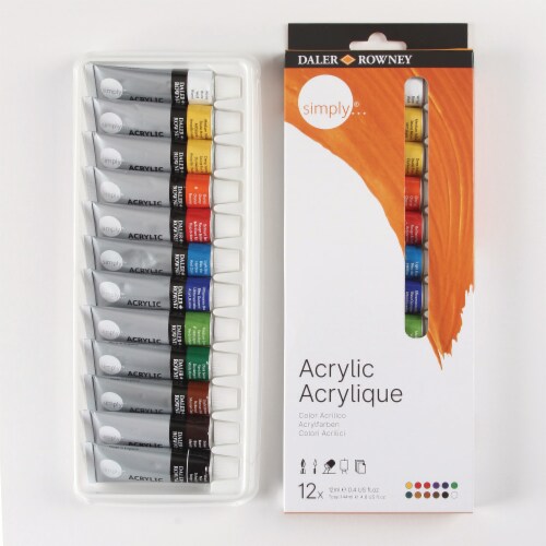 Daler-Rowney Acrylic Paint Perspective: top