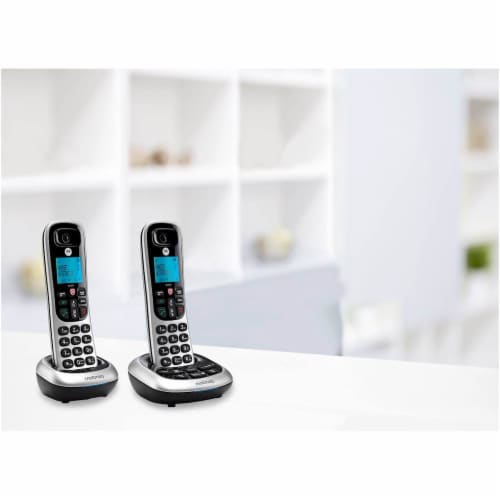 Motorola CD4012 Cordless Telephone - 2 Handsets Perspective: top