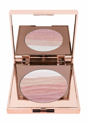 W7  2-in-1 Blusher & Highlighter Compact Perspective: top